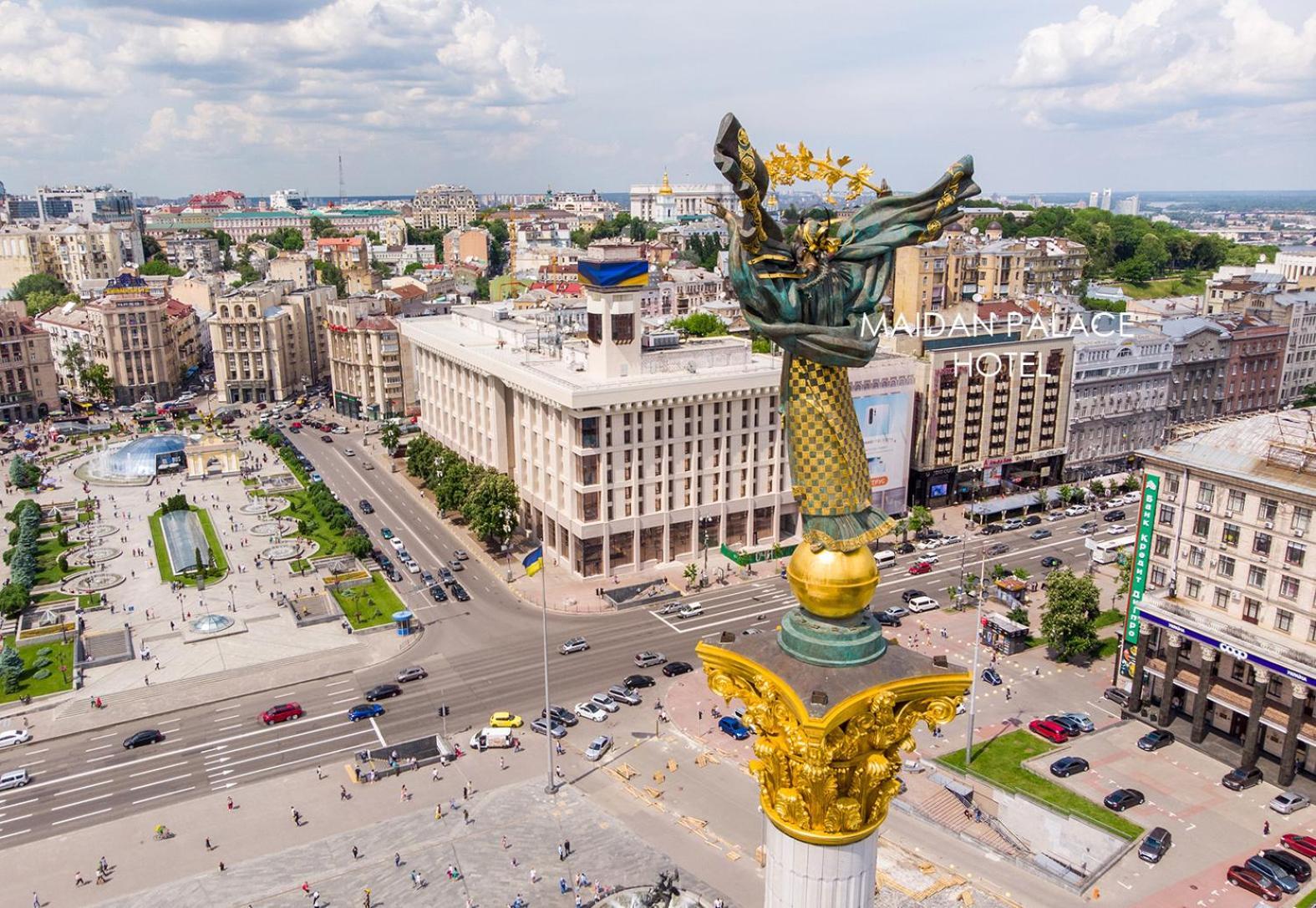 Maidan Palace Hotel Kiev Dış mekan fotoğraf